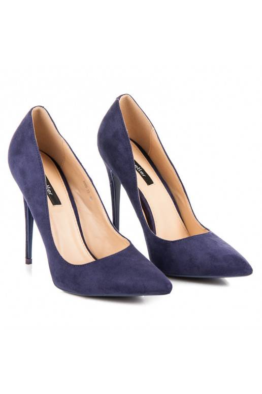 Indigo spalvos aukštakulniai bateliai iš BETLER 5005-33D.PU  - 3
