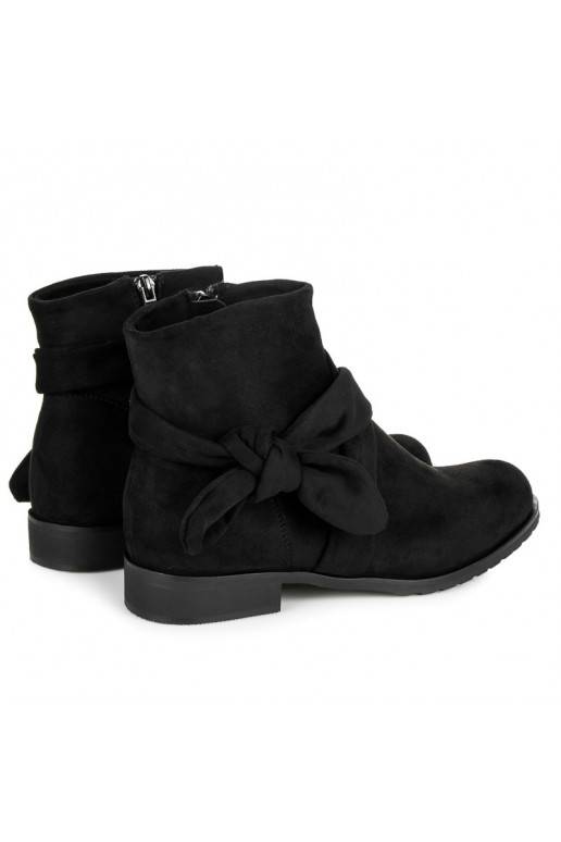 Eko zomšos juodi aulinukai IDEAL SHOES ES8508B  - 3