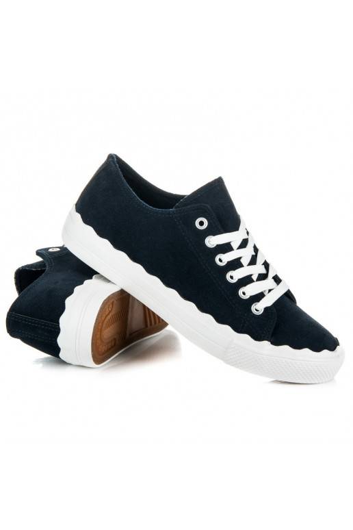 Tenis con cordones azul oscuro AB-174DK.BL