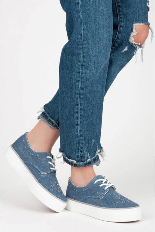 Botas gruesas Kylie azules con remaches K1832001JE