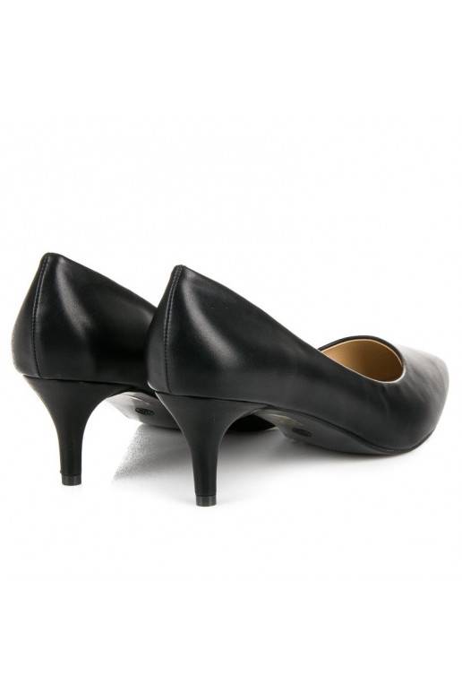 Zapatos negros con mini tacones 123-3B