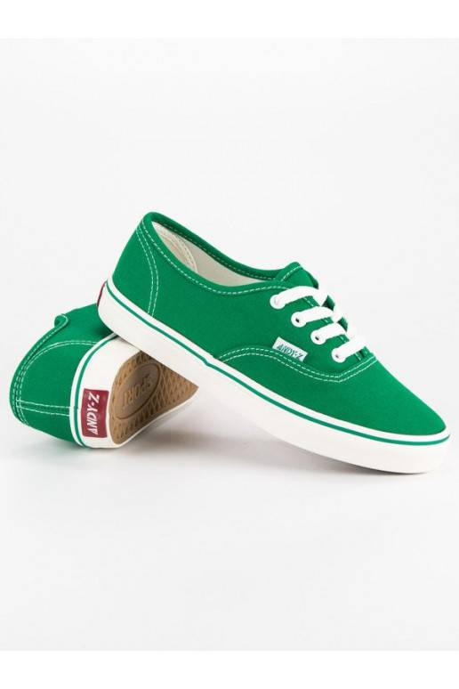 Zapatos casual de mujer verdes Andy Z A8865GR