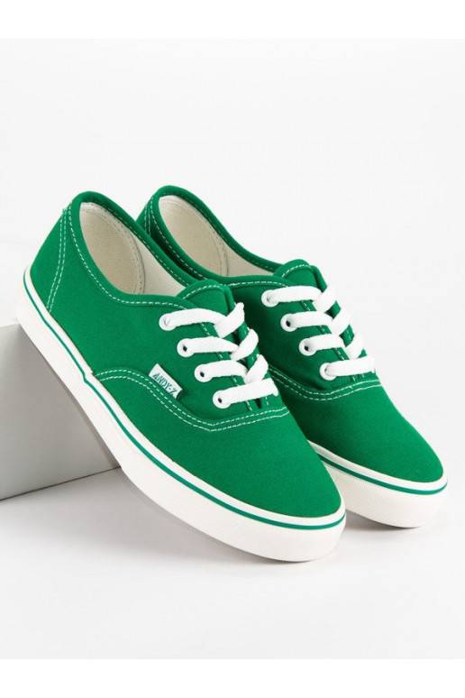 Zapatos casual de mujer verdes Andy Z A8865GR