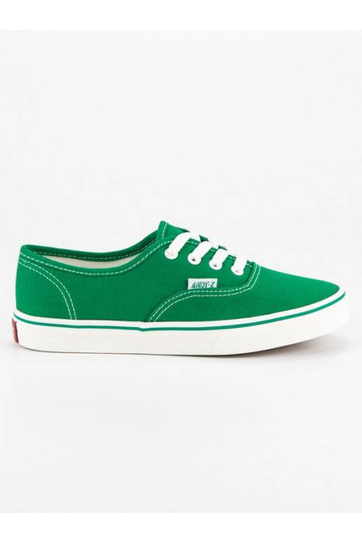 Zapatos casual de mujer verdes Andy Z A8865GR
