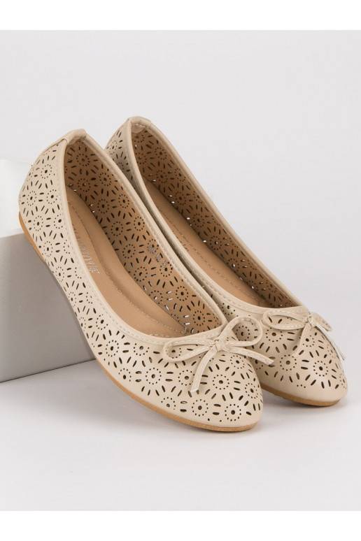 Smėlio spalvos balerinos Diamantique Sun Ornaments 9988-139BE  - 2 Smėlio spalvos balerinos Diamantique Sun Ornaments 9988-139BE  - 2