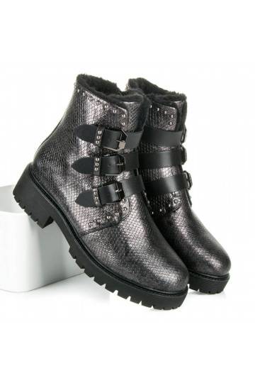 Botas calentadas con estilo de Betler con hebillas JT39-2BR