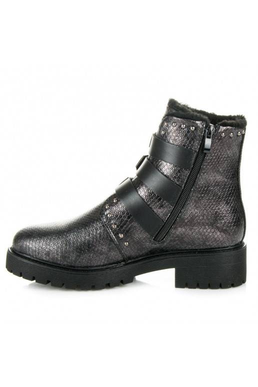 Botas calentadas con estilo de Betler con hebillas JT39-2BR