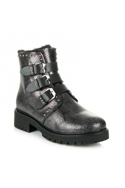 Botas calentadas con estilo de Betler con hebillas JT39-2BR