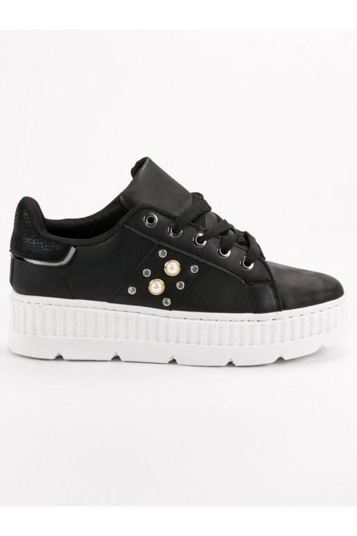 Juodos spalvos batai su platforma  - 2 Juodos spalvos batai su platforma  - 2