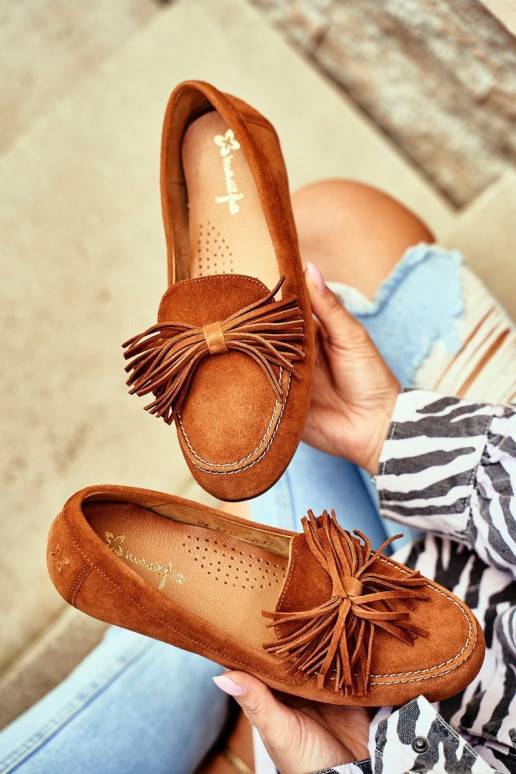 Mocasines Piel natural color marrón 04830