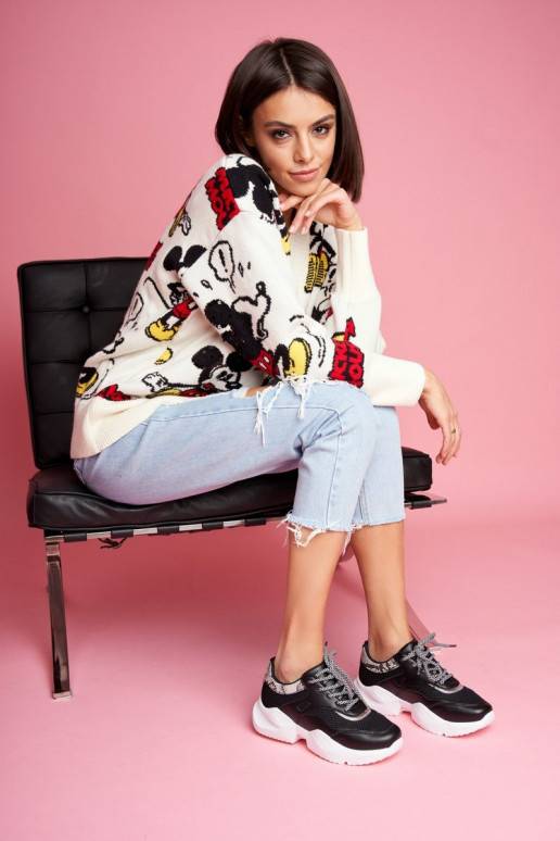 Zapatillas estilo sport con imitación... Zapatillas estilo sport con imitación...