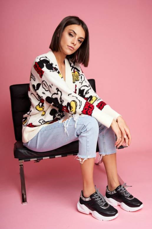 Zapatillas estilo sport con imitación... Zapatillas estilo sport con imitación...