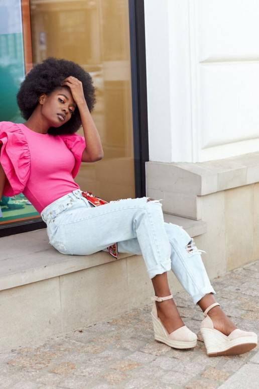 Sandalias plataforma beige Sandalias plataforma beige