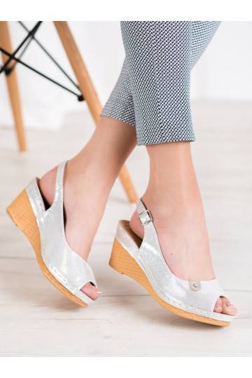 Sandalias plataforma brillo 2