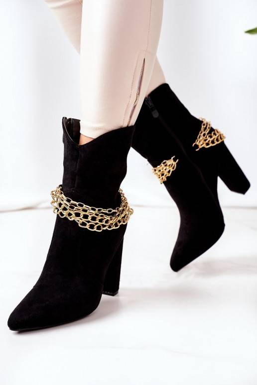 Botas calefactables con tacón en... Botas calefactables con tacón en...