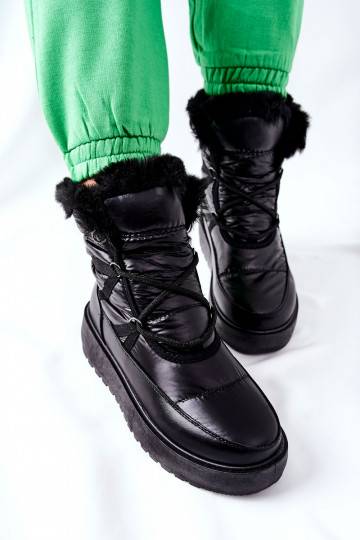 Botas de nieve cálidas en Gordian negro