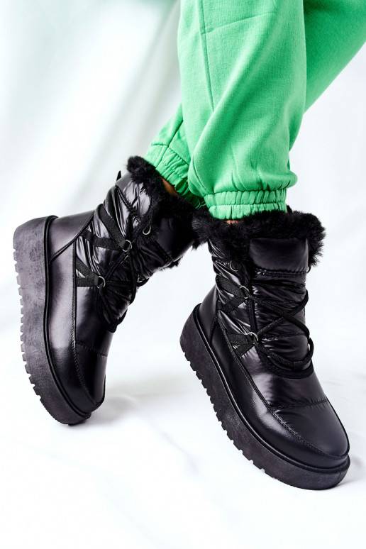Botas de nieve cálidas en Gordian negro