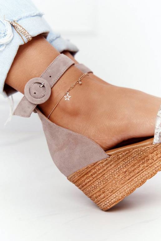 Sandalias plataforma ante color... Sandalias plataforma ante color...