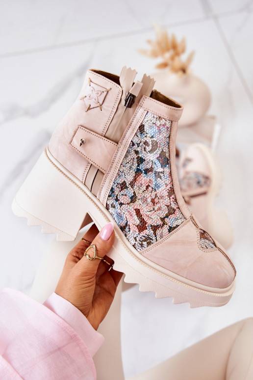 Botas beiges Botas beiges