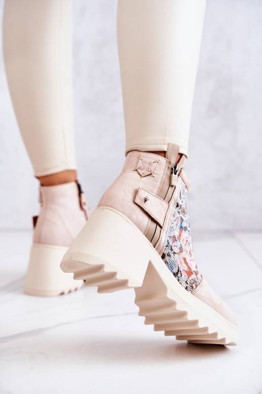 Botas beiges