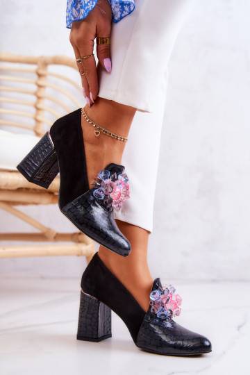 Zapatos con tacón color negro Sofie 2