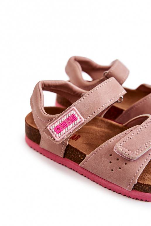Sandalias infantiles Big Star rosa