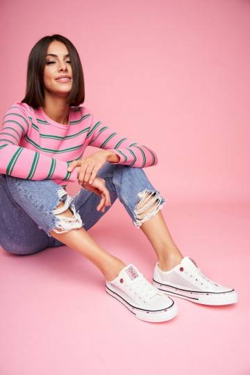 Zapatos de ocio Cross Jeans color blanco 2