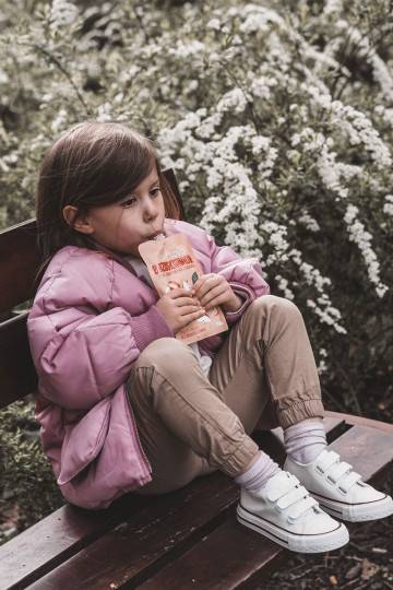 Zapatos casual infantil con cierres adhesivos en color blanco Foster 2
