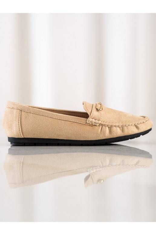 Mocasines beige cómodos