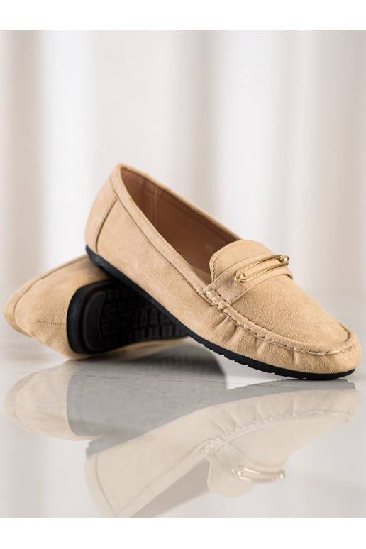 Mocasines beige cómodos