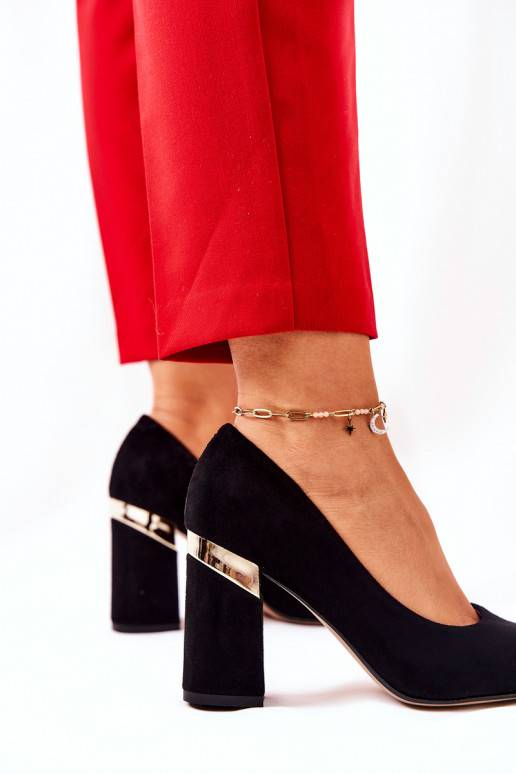 Zapatos de ante negro