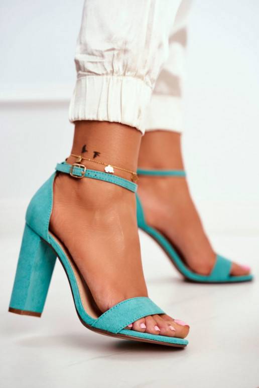 Sandalias de mujer Anastasie de ante en color verde