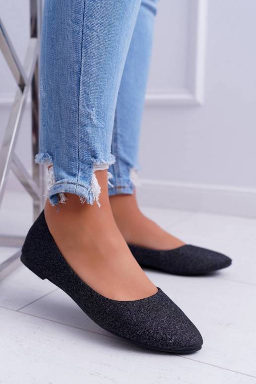 Bailarinas brillantes en negro Tiffy