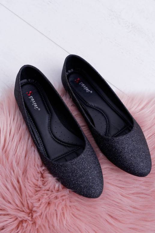 Bailarinas brillantes en negro Tiffy