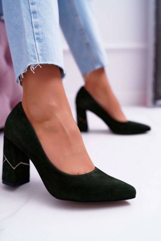 Zapatos Laura Messi ante verde 2050... Zapatos Laura Messi ante verde 2050...