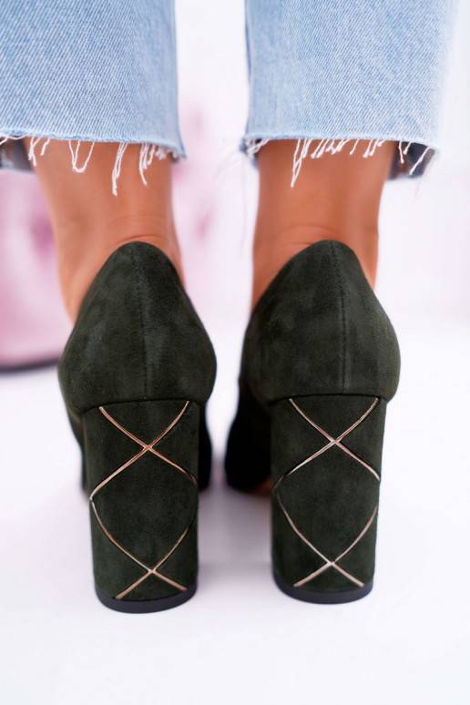 Zapatos Laura Messi ante verde 2050... Zapatos Laura Messi ante verde 2050...