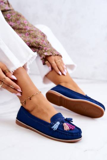 Mocasines con flecos en... 2