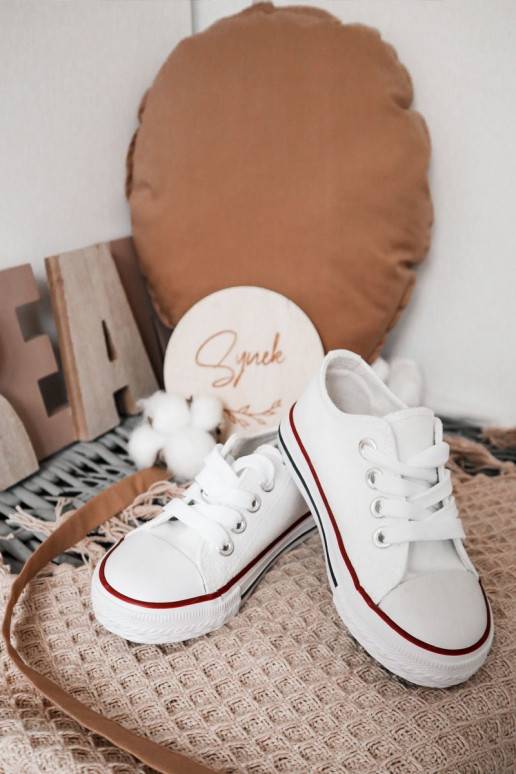 Zapatos de ocio infantil modelo Classic color blanco de Filemon