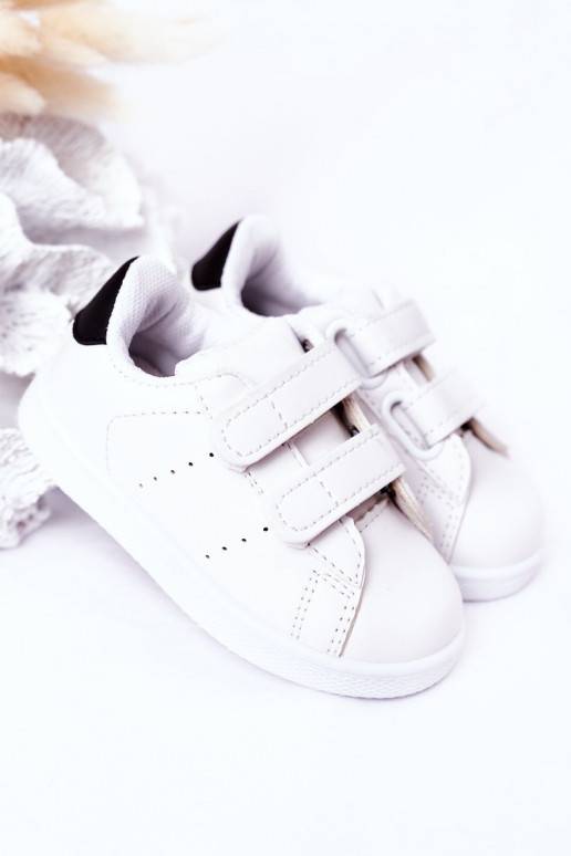 Zapatillas deportivas para niños con cierres adhesivos Color blanco-negro California