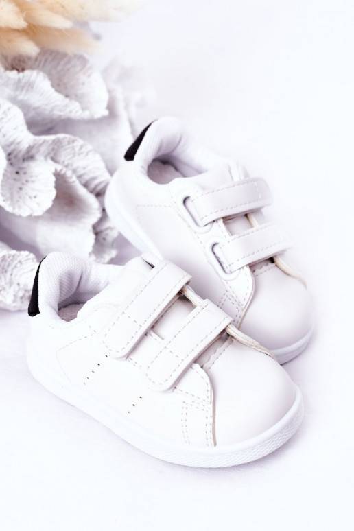 Zapatillas deportivas para niños con cierres adhesivos Color blanco-negro California