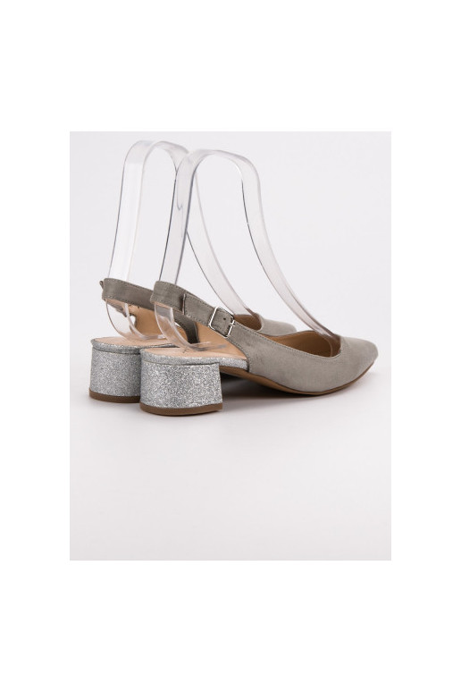 Zapatos con tacones brillantes YL381G