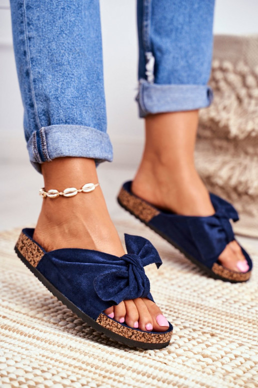 Pantuflas Wendy azul oscuro Pantuflas Wendy azul oscuro