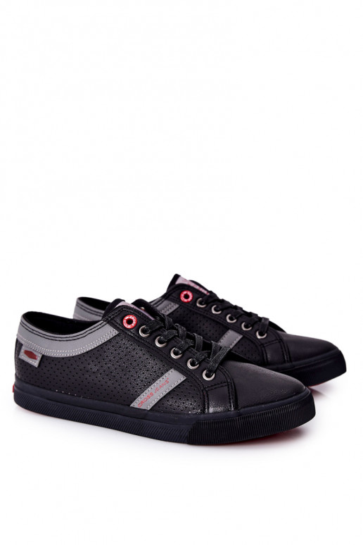 Zapatos casual Cross Jeans para hombre en color negro