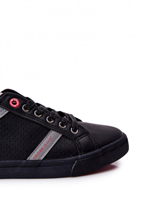 Zapatos casual Cross Jeans para hombre en color negro