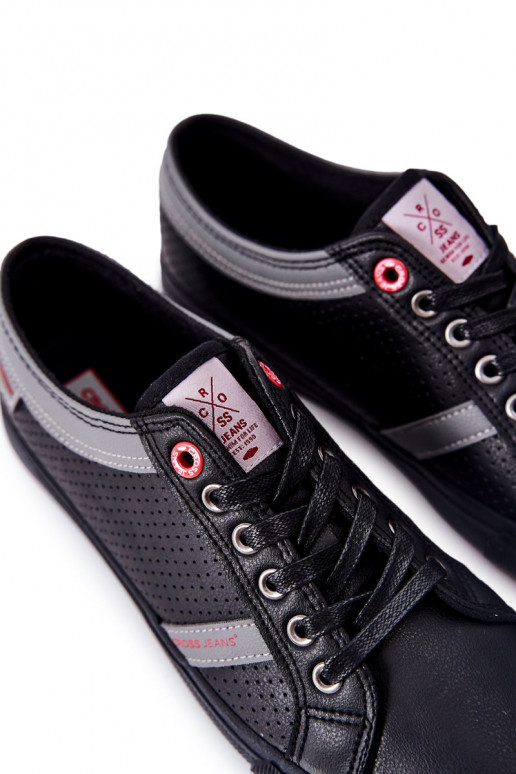 Zapatos casual Cross Jeans para hombre en color negro