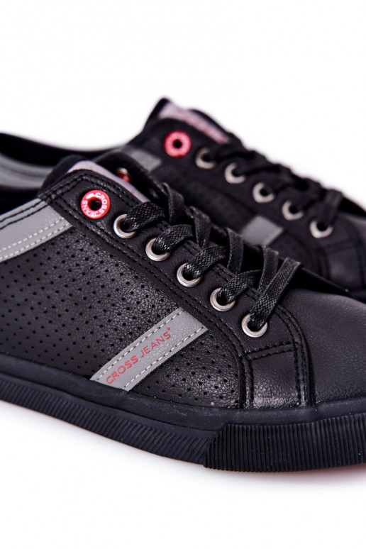 Zapatos casual Cross Jeans para hombre en color negro