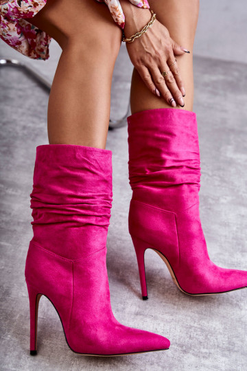 Botas largas rosa Laguna