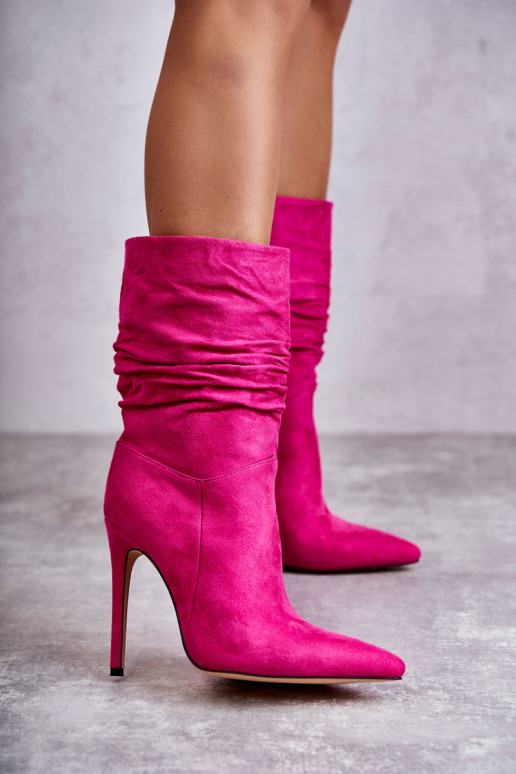 Botas largas rosa Laguna
