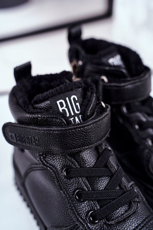 Calzado infantil calefactable estilo deportivo Big Star color negro