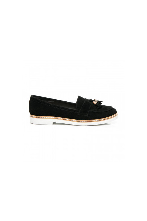 Mocasines ante negro